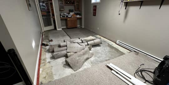Basement Flooding Cleanup & Water Damage Restoration Waterford CT