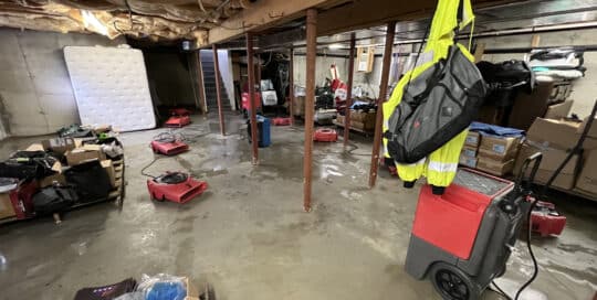 Basement Flooding Cleanup & Water Damage Restoration Stonington CT