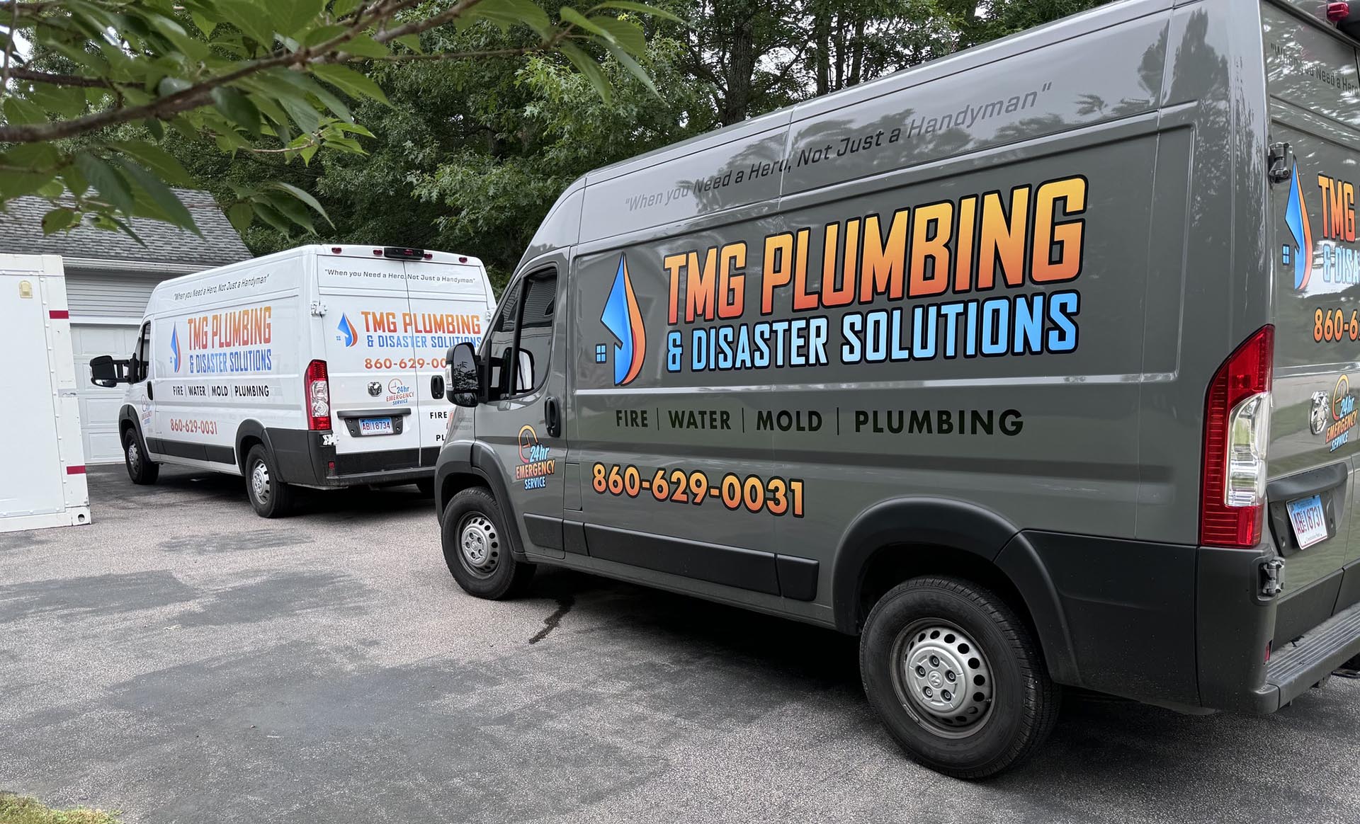 TMG Plumbing & Disaster Solutions Van