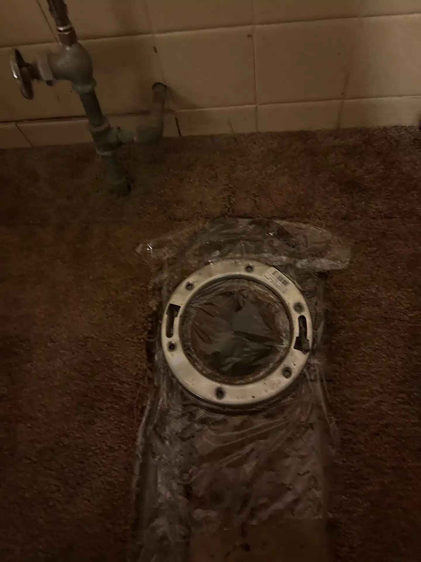 Toilet Flange Repair and New Toilet Installation, Stonington CT