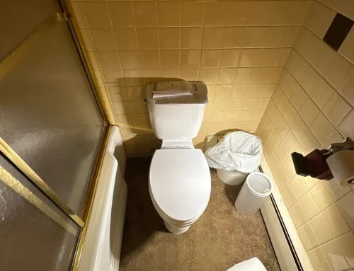 Toilet Flange Repair and New Toilet Installation, Stonington CT