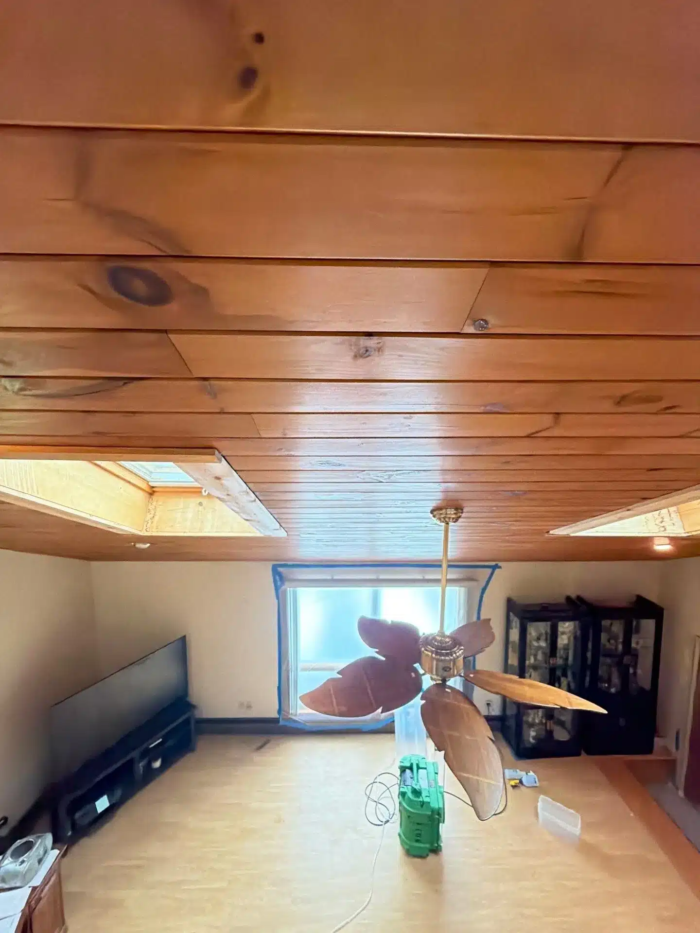 Water damage mitigation and cleaning at a property in Lisbon, CT