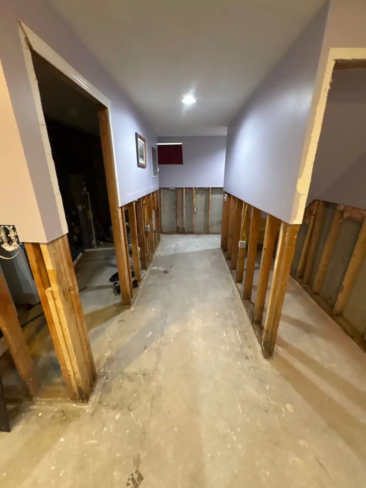 Basement water damage mitigation in Danbury, CT by TMG Plumbing and Disaster Solutions